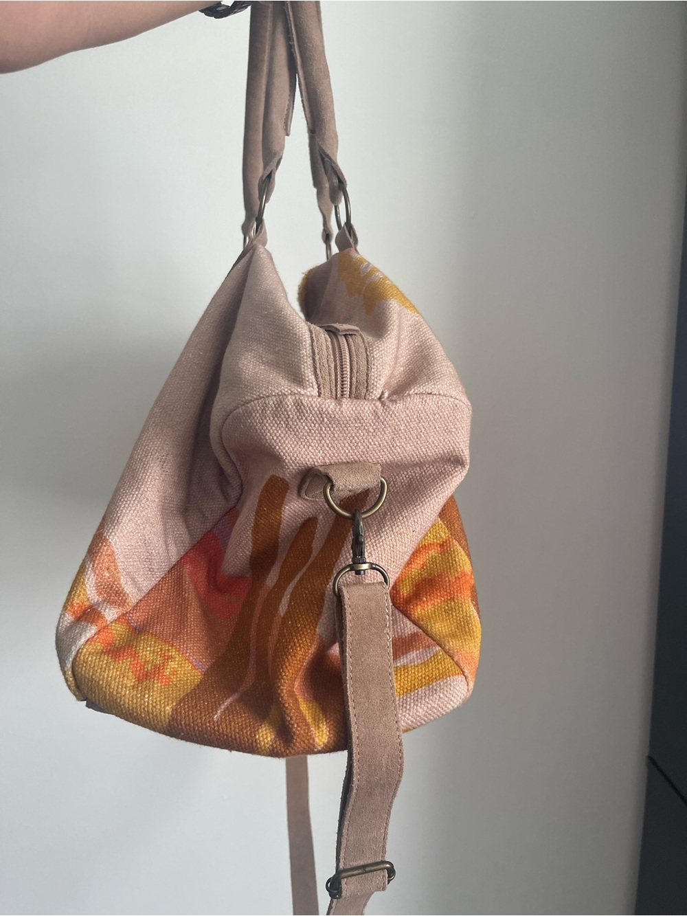 RARE Free People New Horizons Weekender – Cactus Print - Picture 5 of 15